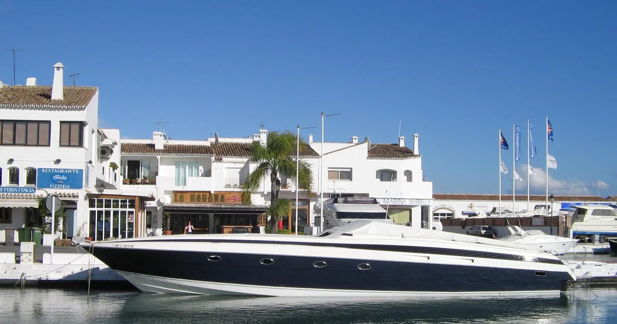 Harbor in Puerto Banus, Costa del Sol, Spain, Dec 2004 — Sunday Lunch, 2026 guide