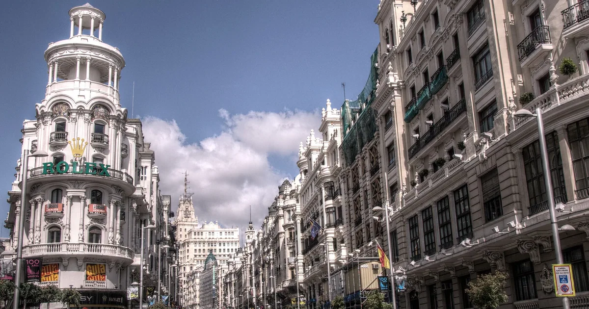 Gran Vía in central Madrid with its early twentieth-century facades — Marbella and Madrid dual-base guide