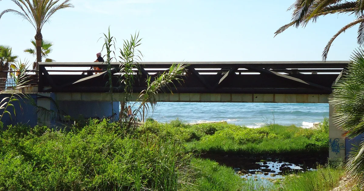 Walking Bridge Over Stream Marbella Beach Aug — Playa de la Venus, 2026 guide